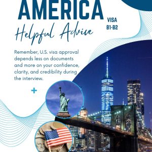 America Tourist & Business Visit Visa (B1/B2)